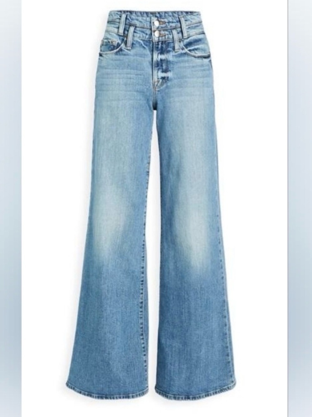 Frame Denim Le Palazzo Wide Leg Jeans in Mirada